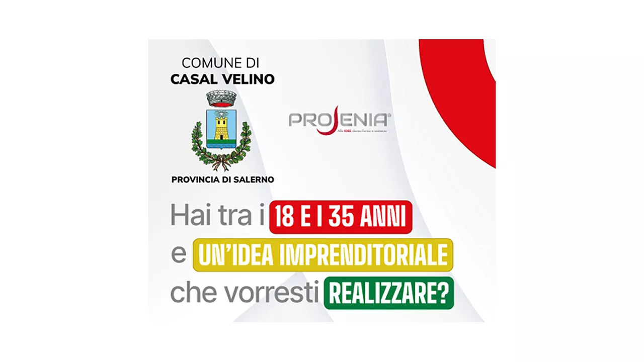 Comune di Casal Velino (SA) - Resto al SUD - L'incentivo che può aiutarti a concretizzare la tua azienda.